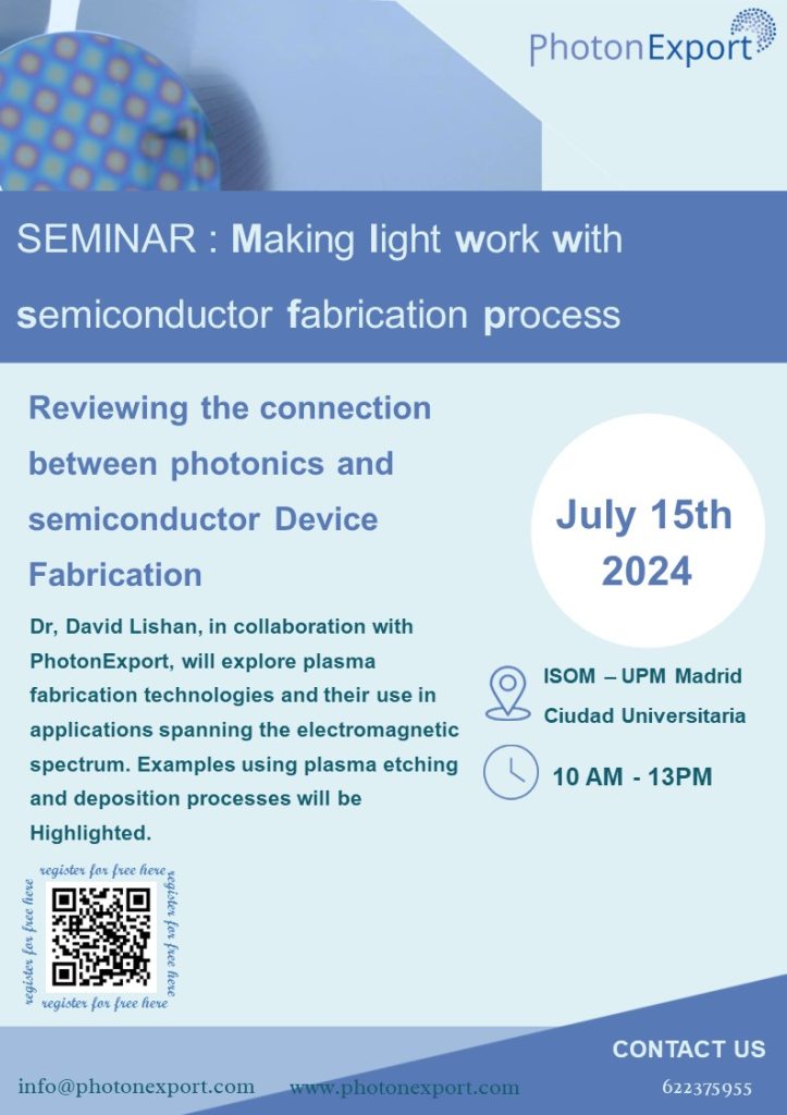 Seminar on nanofabrication ISOM MAD 15 Jul24