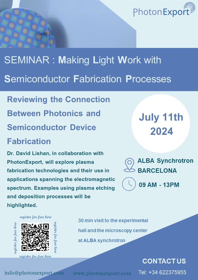 Seminar on nanofabrication and photonics ALBA BCN 11Jul24